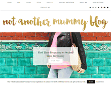 Tablet Screenshot of notanothermummyblog.com